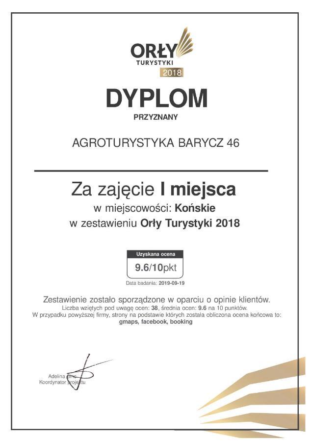 Agroturystyka Barycz 46 Konskie Ngoại thất bức ảnh